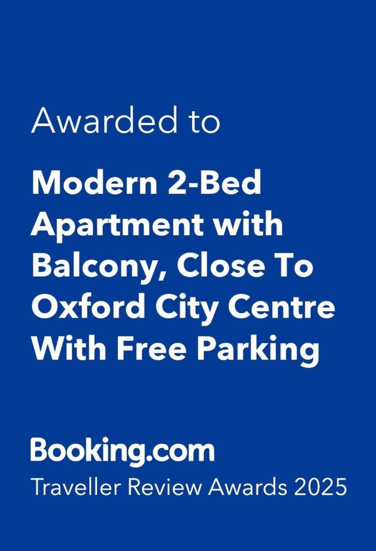 Modern 2-Bed Apartment With Balcony, Close To Oxford City Centre With Free Parking Екстер'єр фото
